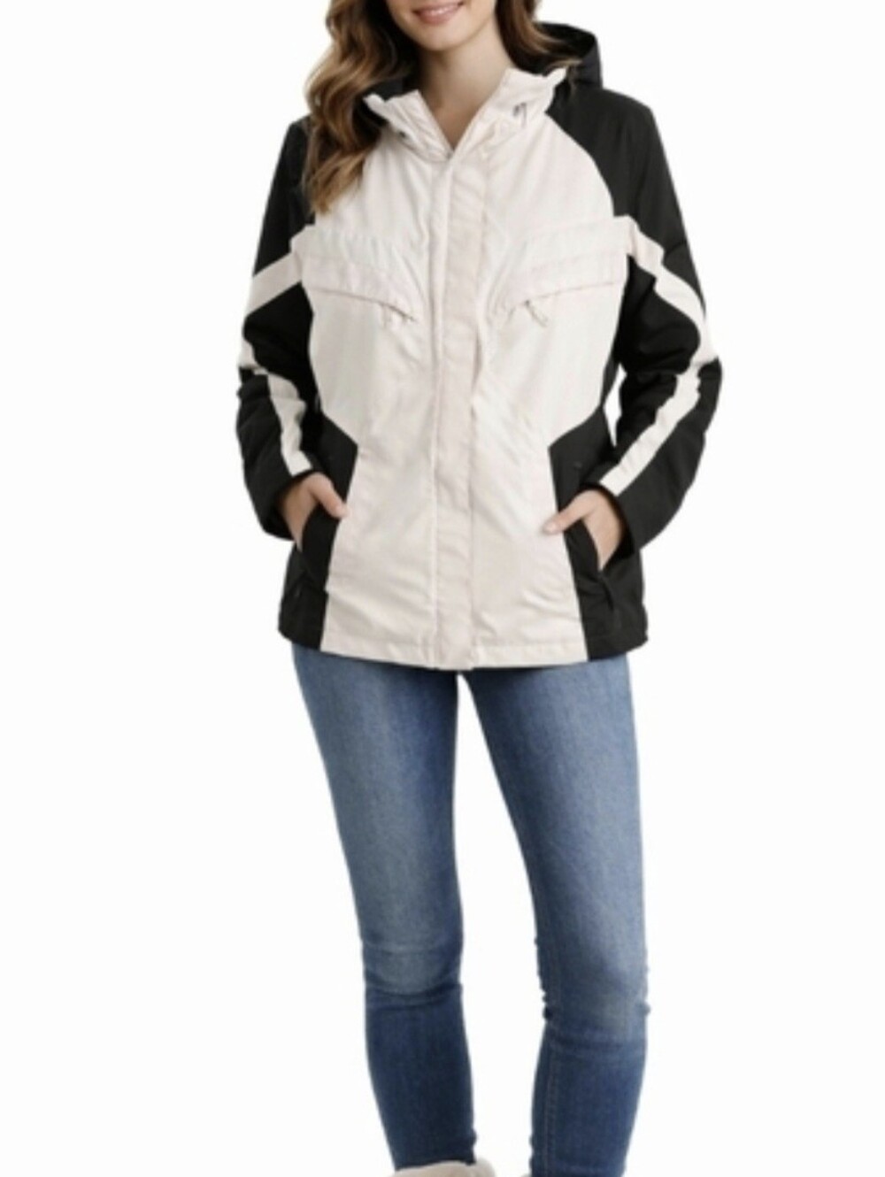 ATHLETIC WORKS Colorblock Jacket. EUC.